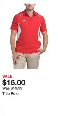 TJ Maxx Title Polo offer
