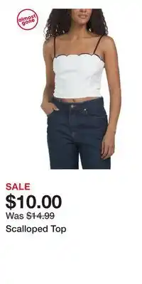 TJ Maxx Scalloped Top offer