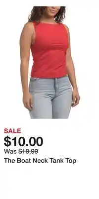 TJ Maxx The Boat Neck Tank Top offer