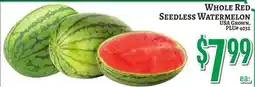 Trade Fair Supermarket WHOLE RED SEEDLESS WATERMELON offer