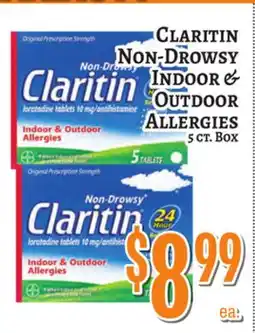 Trade Fair Supermarket CLARITIN NON-DROWSY INDOOR & OUTDOOR ALLERGIES offer