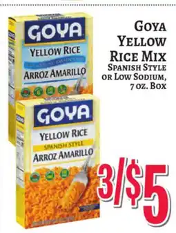 Trade Fair Supermarket Goya Yellow Rice Mix offer