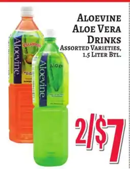 Trade Fair Supermarket ALOEVINE ALOE VERA DRINKS offer