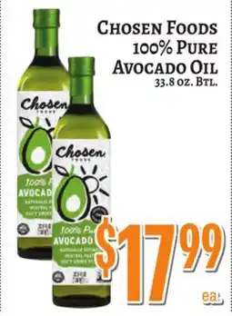 Trade Fair Supermarket Chosen Foods 100% Pure Avocado Oil offer