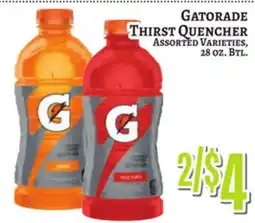 Trade Fair Supermarket GATORADE THIRST QUENCHER offer