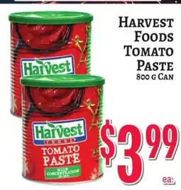 Trade Fair Supermarket Harvest Foods Tomato Paste offer