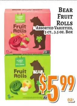 Trade Fair Supermarket BEAR FRUIT ROLLS offer