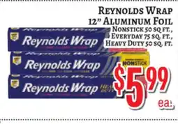 Trade Fair Supermarket REYNOLDS WRAP 12 ALUMINUM FOIL offer