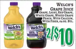 Trade Fair Supermarket WELCH'S GRAPE JUICE offer