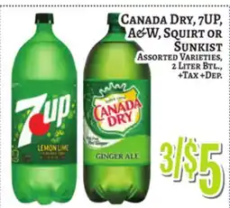 Trade Fair Supermarket CANADA DRY, 7UP, A&W, SQUIRT OR SUNKIST offer