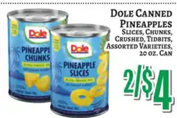 Trade Fair Supermarket Dole Canned PINEAPPLES offer