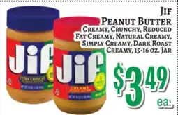 Trade Fair Supermarket JIF PEANUT BUTTER offer