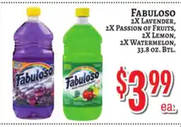 Trade Fair Supermarket FABULOSO offer