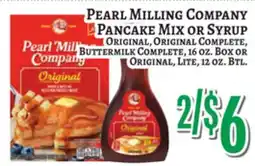 Trade Fair Supermarket PEARL MILLING COMPANY Pancake Mix or Syrup offer