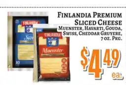Trade Fair Supermarket FINLANDIA PREMIUM SLICED CHEESE offer