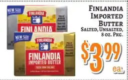 Trade Fair Supermarket FINLANDIA IMPORTED BUTTER offer