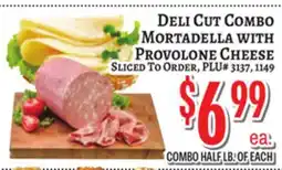 Trade Fair Supermarket DELI CUT COMBO MORTADELLA WITH PROVOLONE CHEESE offer