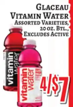 Trade Fair Supermarket GLACEAU VITAMIN WATER offer