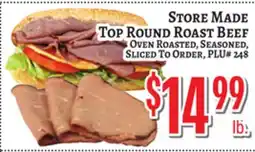 Trade Fair Supermarket STORE MADE TOP ROUND ROAST BEEF offer
