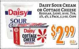 Trade Fair Supermarket DAISY SOUR CREAM OR COTTAGE CHEESE offer