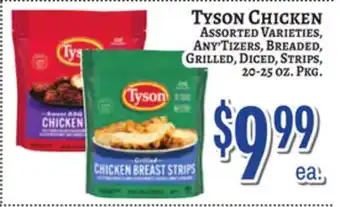 Trade Fair Supermarket TYSON CHICKEN offer