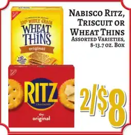 Trade Fair Supermarket NABISCO RITZ, TRISCUIT OR WHEAT THINS offer