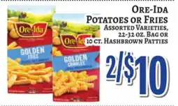 Trade Fair Supermarket Ore-Ida POTATOES OR FRIES offer