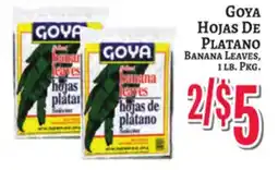 Trade Fair Supermarket Goya Hojas De Platano offer