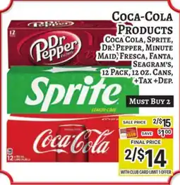 Trade Fair Supermarket COCA-COLA PRODUCTS offer