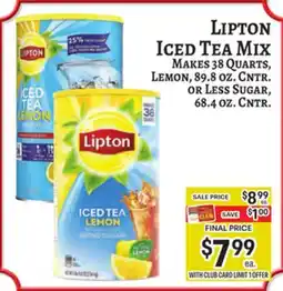 Trade Fair Supermarket LIPTON ICED TEA MIX offer