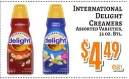 Trade Fair Supermarket INTERNATIONAL DELIGHT CREAMERS offer