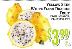 Trade Fair Supermarket YELLOW SKIN WHITE FLESH DRAGON FRUIT offer
