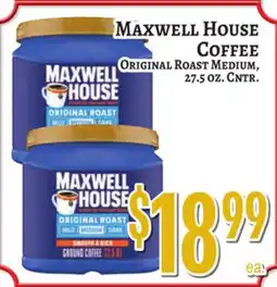 Trade Fair Supermarket MAXWELL HOUSE COFFEE offer