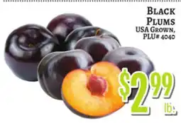 Trade Fair Supermarket BLACK PLUMS offer