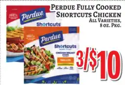 Trade Fair Supermarket PERDUE FULLY COOKED SHORTCUTS CHICKEN offer