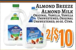 Trade Fair Supermarket ALMOND BREEZE ALMOND MILK offer