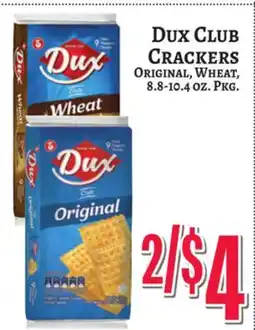 Trade Fair Supermarket DUX CLUB CRACKERS offer