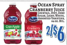 Trade Fair Supermarket Ocean Spray CRANBERRY JUICE offer
