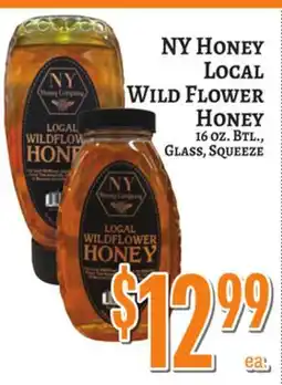 Trade Fair Supermarket NY Honey Local Wild Flower HONEY offer