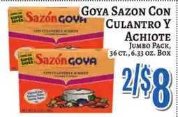 Trade Fair Supermarket Goya Sazón Con Culantro Y Achiote offer