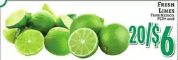 Trade Fair Supermarket FRESH LIMES FROM MEXICO offer