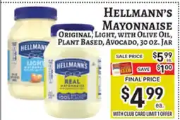 Trade Fair Supermarket HELLMANN'S MAYONNAISE offer