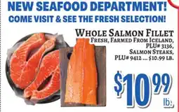 Trade Fair Supermarket WHOLE SALMON FILLET offer