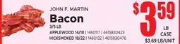 Jetro JOHN F. MARTIN Bacon offer