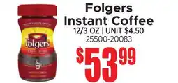 Jetro Folgers Instant Coffee offer