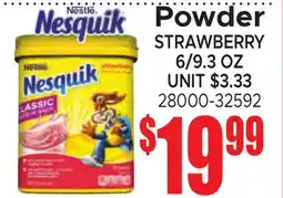 Jetro Nesquik Powder offer