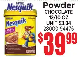 Jetro Nestle Nesquik Powder offer