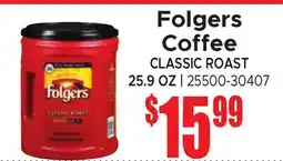 Jetro Folgers Coffee CLASSIC ROAST offer