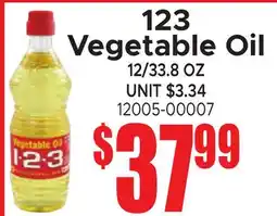 Jetro 123 Vegetable Oil offer