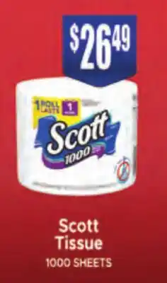 Jetro Scott Tissue offer